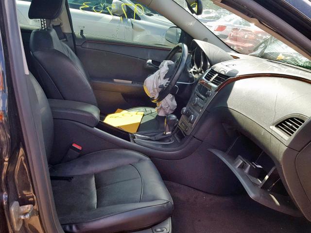 1G1ZG5E78CF359788 - 2012 CHEVROLET MALIBU LTZ შავი ფოტო 5
