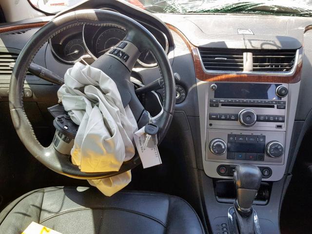 1G1ZG5E78CF359788 - 2012 CHEVROLET MALIBU LTZ შავი ფოტო 9