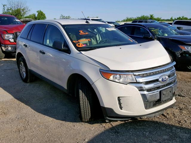 2FMDK3GC6BBB43755 - 2011 FORD EDGE SE WHITE photo 1