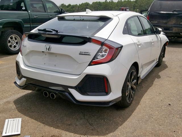 SHHFK7H96JU219448 - 2018 HONDA CIVIC SPOR WHITE photo 4