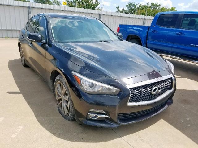 JN1BV7AP0FM340798 - 2015 INFINITI Q50 BASE BLACK photo 1