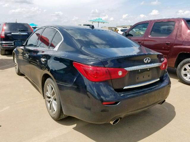 JN1BV7AP0FM340798 - 2015 INFINITI Q50 BASE BLACK photo 3