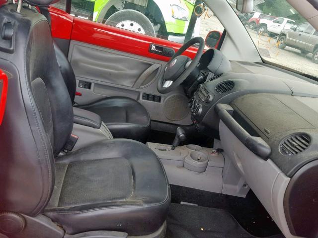 3VWCM21YX4M309816 - 2004 VOLKSWAGEN NEW BEETLE 红色 照片 5