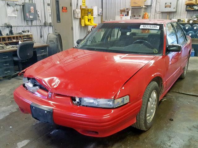 1G3WH52M2SD366179 - 1995 OLDSMOBILE CUTLASS SU RED photo 2