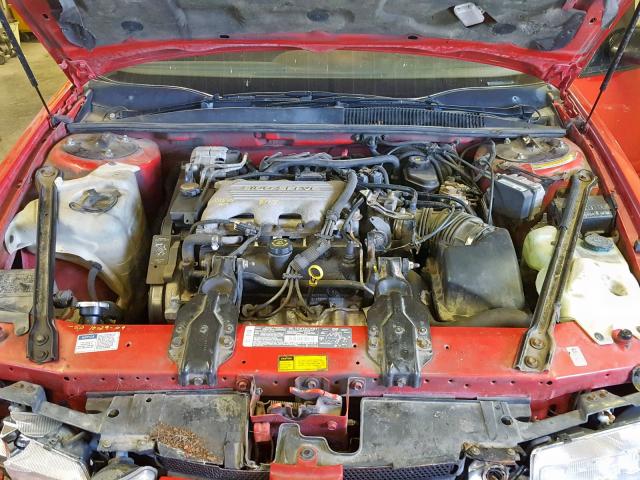 1G3WH52M2SD366179 - 1995 OLDSMOBILE CUTLASS SU RED photo 7