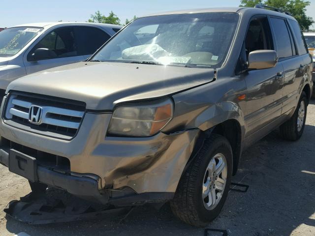 5FNYF28278B030127 - 2008 HONDA PILOT VP BEIGE photo 9