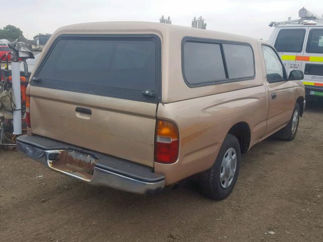 4TANL42N4VZ241362 - 1997 TOYOTA TACOMA GOLD photo 4