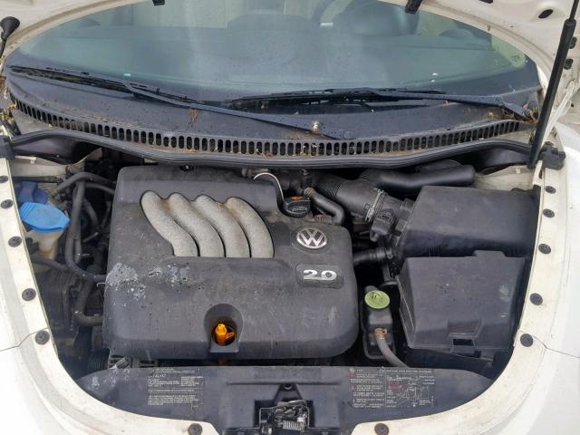 3VWBK31C14M415602 - 2004 VOLKSWAGEN NEW BEETLE Weiß Foto 7