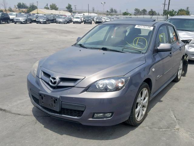 JM1BK344171748357 - 2007 MAZDA 3 HATCHBAC GRAY photo 2