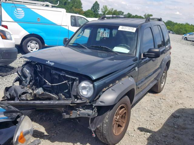 1J4GL38K36W126754 - 2006 JEEP LIBERTY RE BLACK photo 2