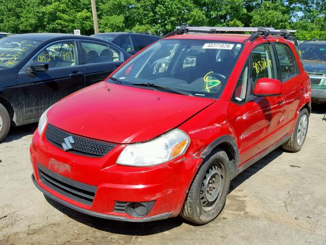 JS2YA5A3XA6300459 - 2010 SUZUKI SX4 RED photo 2