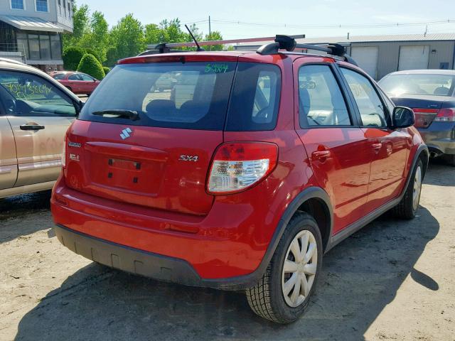 JS2YA5A3XA6300459 - 2010 SUZUKI SX4 RED photo 4