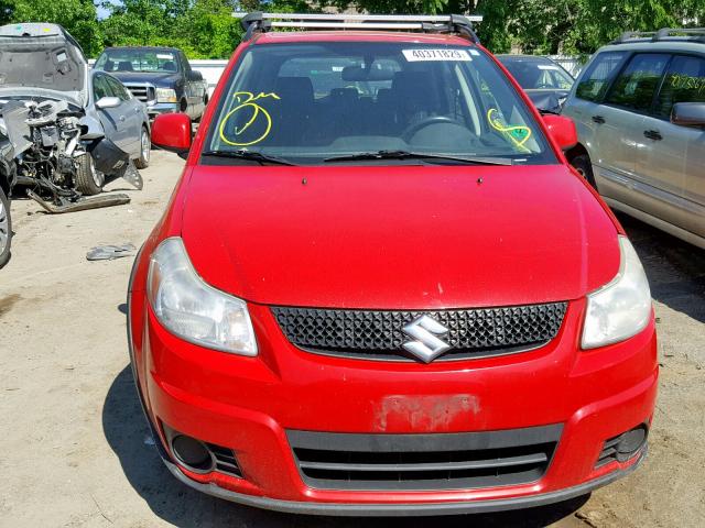 JS2YA5A3XA6300459 - 2010 SUZUKI SX4 RED photo 9