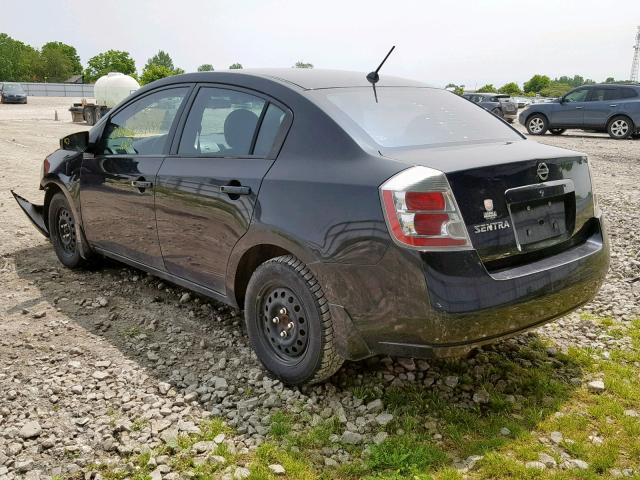 3N1AB61E68L685716 - 2008 NISSAN SENTRA 2.0 BLACK photo 3