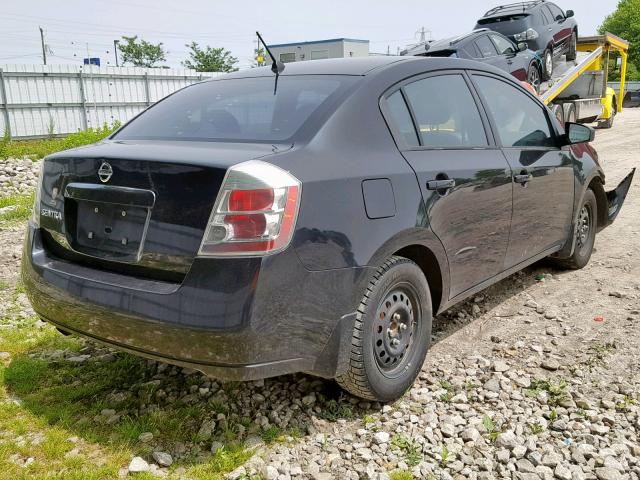 3N1AB61E68L685716 - 2008 NISSAN SENTRA 2.0 BLACK photo 4