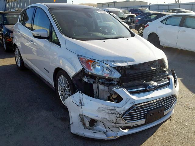 1FADP5BU0DL544907 - 2013 FORD C-MAX SEL WHITE photo 1