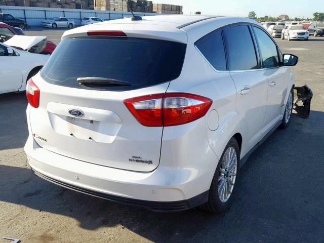 1FADP5BU0DL544907 - 2013 FORD C-MAX SEL WHITE photo 4