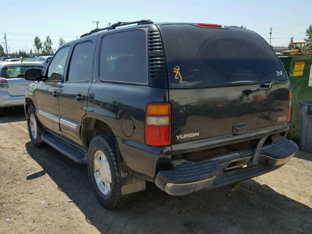 1GKEK13Z63R274789 - 2003 GMC YUKON GRAY photo 3