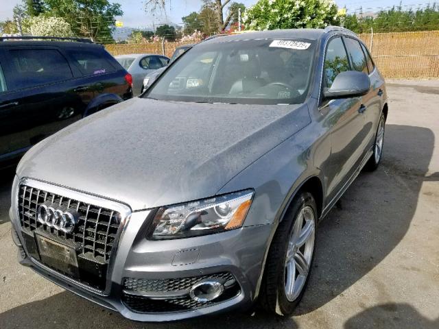 WA1WKBFP0CA044433 - 2012 AUDI Q5 PRESTIG GRAY photo 2