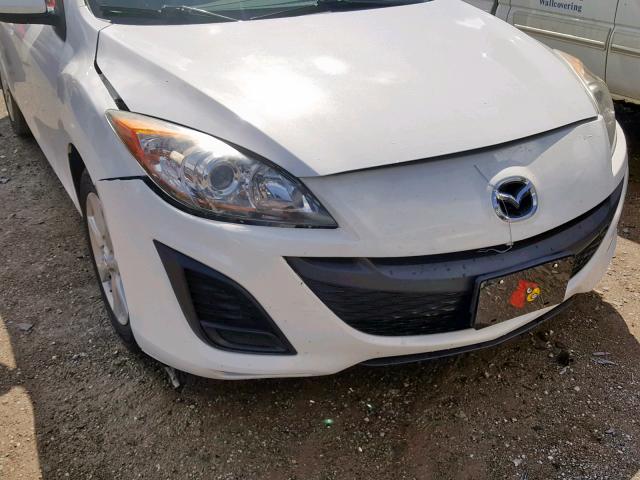 JM1BL1VF0B1901725 - 2011 MAZDA 3 I WHITE photo 9