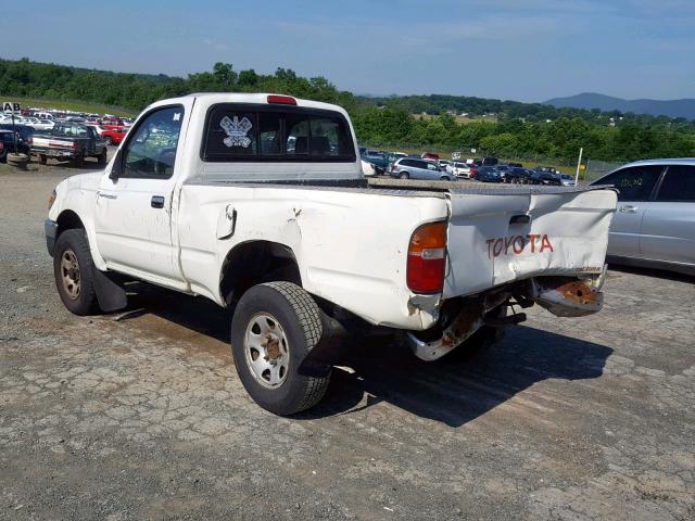 4TAPM62N9VZ312086 - 1997 TOYOTA TACOMA WHITE photo 3