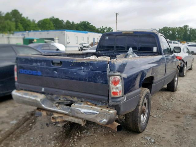 1B7KC26C6SS102780 - 1995 DODGE RAM 2500 BLUE photo 4