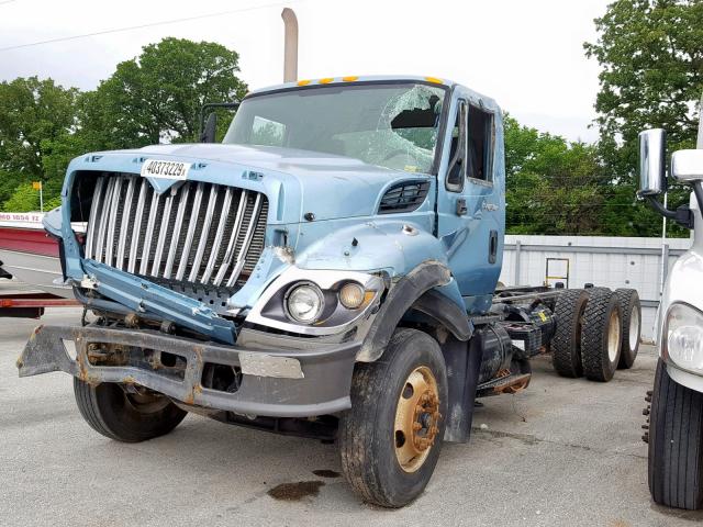 1HTWYAHR99J082333 - 2009 INTERNATIONAL 7000 7600 BLUE photo 2