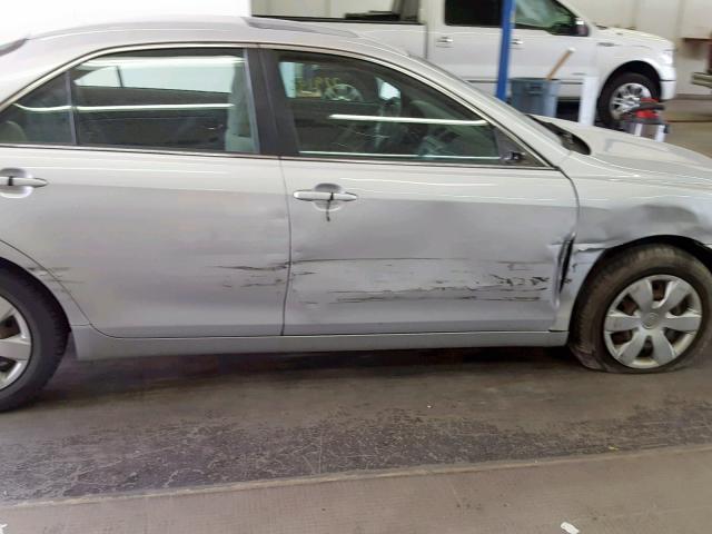 4T1BE46K07U516755 - 2007 TOYOTA CAMRY NEW SILVER photo 9