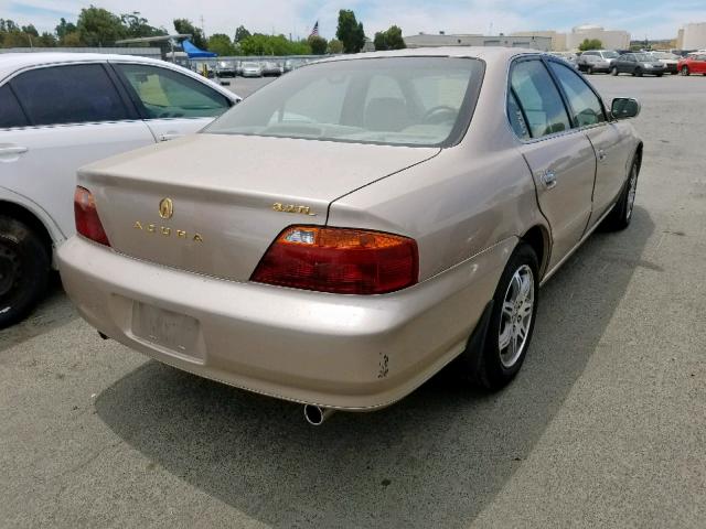 19UUA567X1A004439 - 2001 ACURA 3.2TL GOLD photo 4