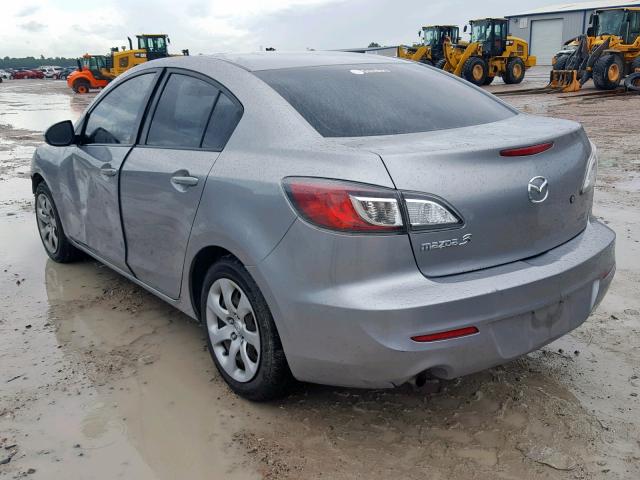 JM1BL1UF3C1501290 - 2012 MAZDA 3 I GRAY photo 3