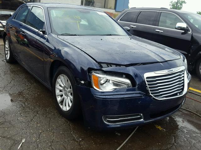 2C3CCAAG7EH214187 - 2014 CHRYSLER 300 BLUE photo 1