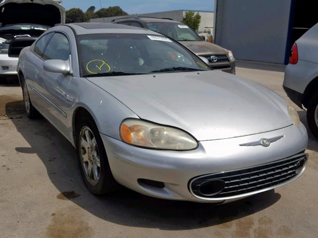 4C3AG52H21E027000 - 2001 CHRYSLER SEBRING LX SILVER photo 1