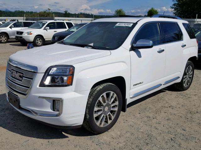 2GKFLVE39H6276914 - 2017 GMC TERRAIN DE WHITE photo 2