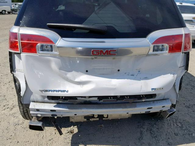 2GKFLVE39H6276914 - 2017 GMC TERRAIN DE WHITE photo 9