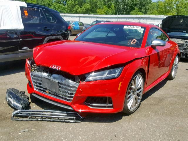 TRUC1AFV4G1032818 - 2016 AUDI TTS RED photo 2