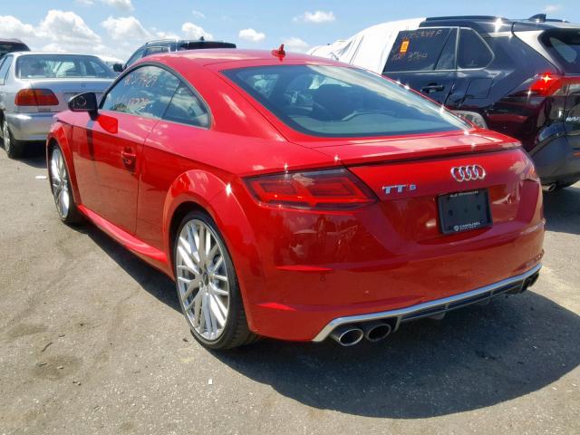 TRUC1AFV4G1032818 - 2016 AUDI TTS RED photo 3