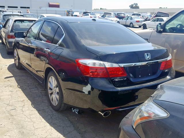 1HGCR3F83EA012390 - 2014 HONDA ACCORD EXL BLACK photo 3