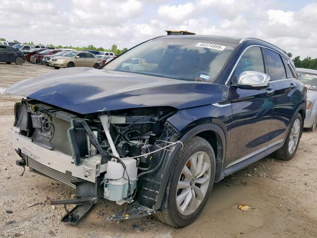 3PCAJ5M12KF100221 - 2019 INFINITI QX50 ESSEN BLUE photo 2