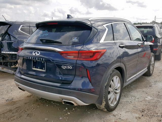 3PCAJ5M12KF100221 - 2019 INFINITI QX50 ESSEN BLUE photo 4