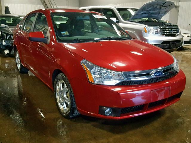 1FAHP36N59W162564 - 2009 FORD FOCUS SES RED photo 1