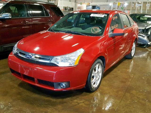 1FAHP36N59W162564 - 2009 FORD FOCUS SES RED photo 2