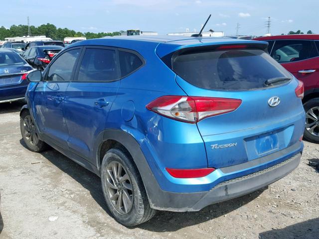 KM8J23A4XHU487872 - 2017 HYUNDAI TUCSON SE TURQUOISE photo 3