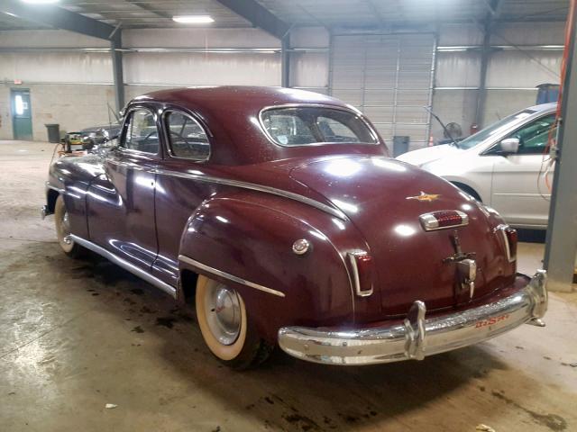 6207584 - 1948 DESOTO DELUXE BURGUNDY photo 3