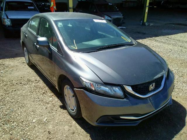 2HGFB2F67DH528911 - 2013 HONDA CIVIC HF GRAY photo 1