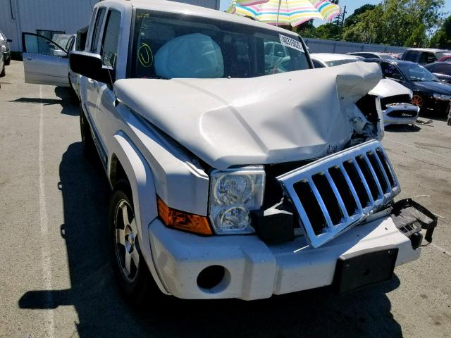 1J8HH48K59C558164 - 2009 JEEP COMMANDER WHITE photo 1