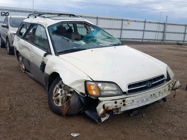 4S3BH686827615659 - 2002 SUBARU LEGACY OUT CREAM photo 1