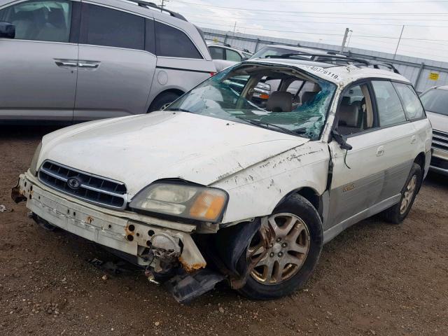 4S3BH686827615659 - 2002 SUBARU LEGACY OUT CREAM photo 2