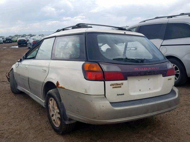 4S3BH686827615659 - 2002 SUBARU LEGACY OUT CREAM photo 3