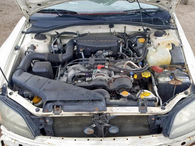 4S3BH686827615659 - 2002 SUBARU LEGACY OUT CREAM photo 7