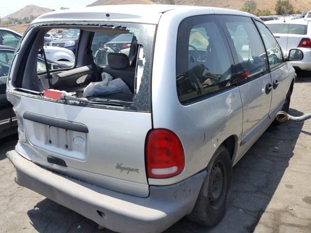 2C4FJ25B8YR881223 - 2000 CHRYSLER VOYAGER SILVER photo 4